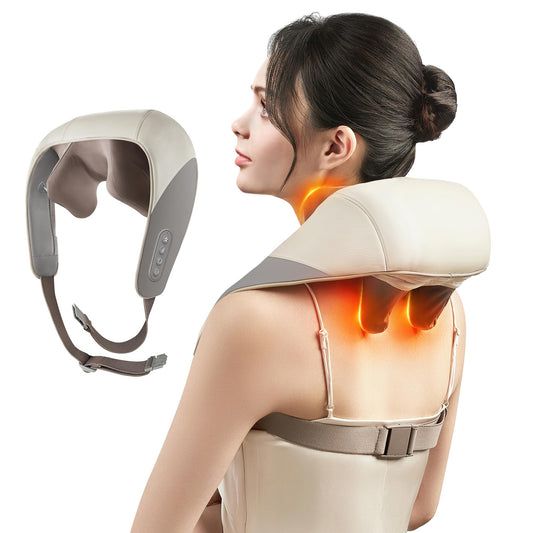 Masajeador Térmico Premium - Cuello, Hombros, Cervical y Espalda