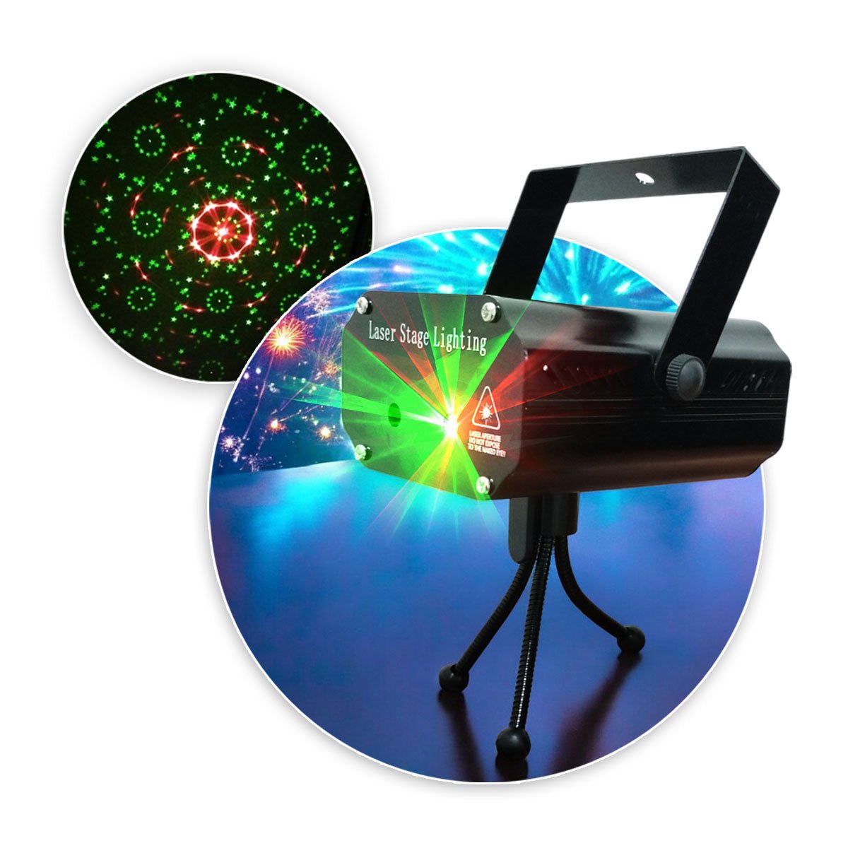 Luz Laser Proyector Audioritmica