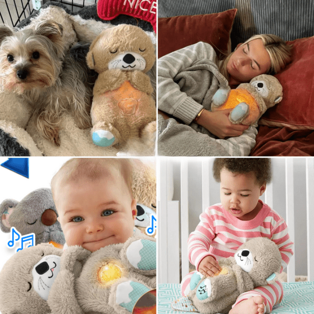 Peluche Nutria Respira para la ansiedad y insomnio