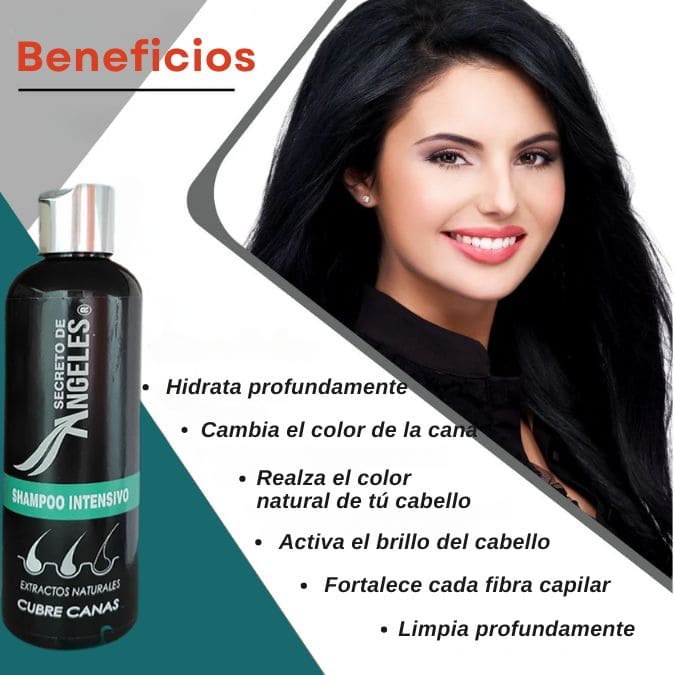 SHAMPOO CUBRE CANAS SECRETO ANGELES