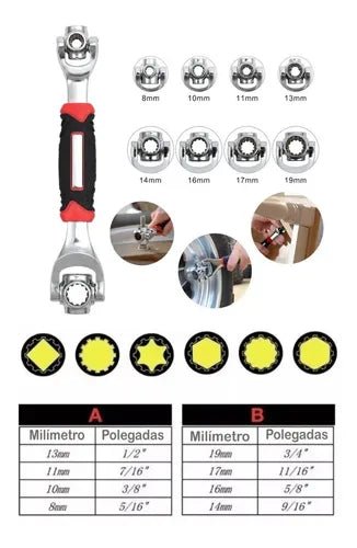 Llave Inglesa Multifuncional