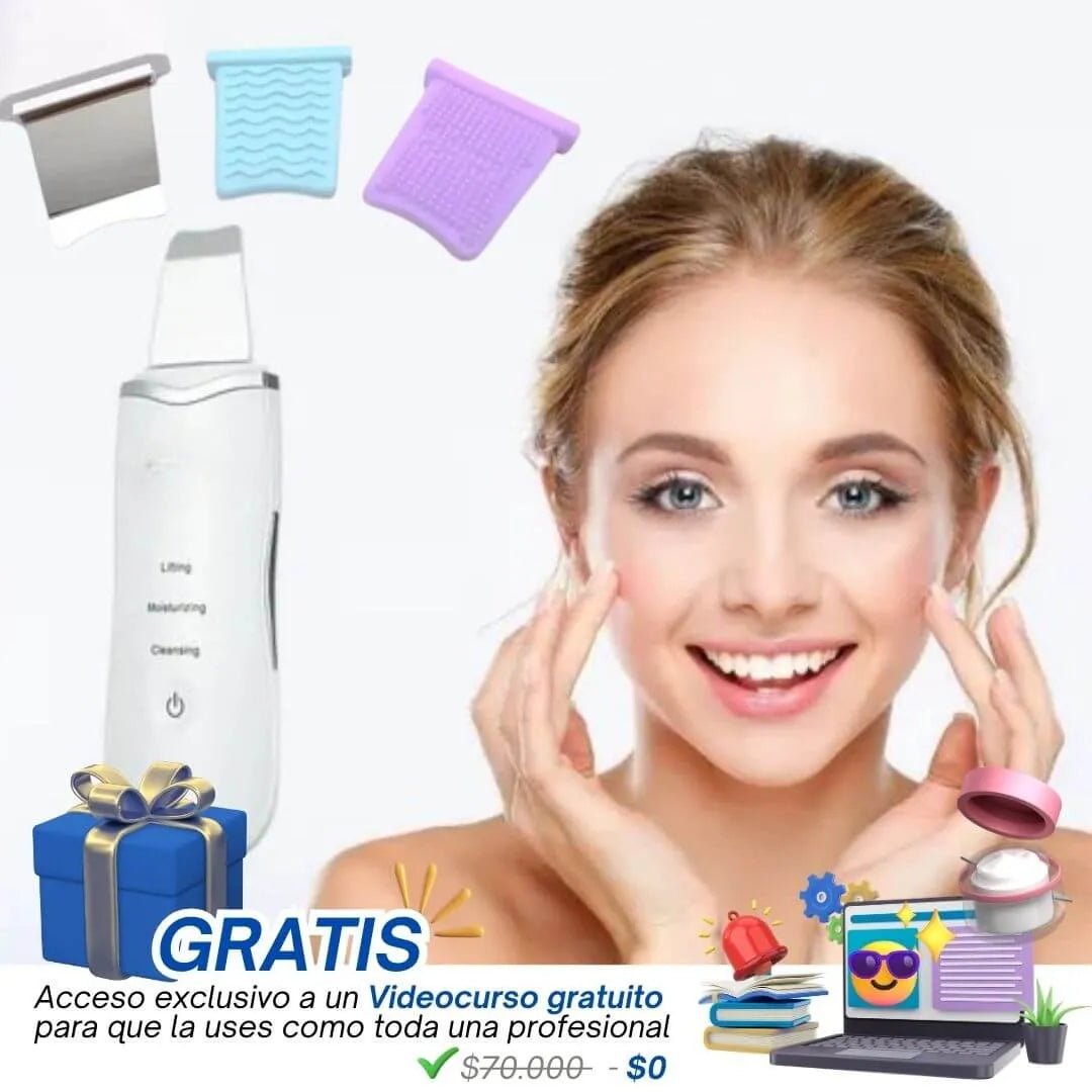 Exfoliante Facial Ultrasónico - Skin Scrubber