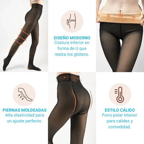 Medias Veladas Termicas Translucida