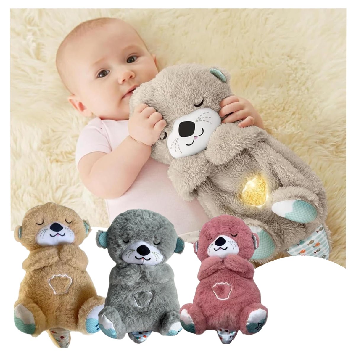 Peluche Nutria Respira para la ansiedad y insomnio