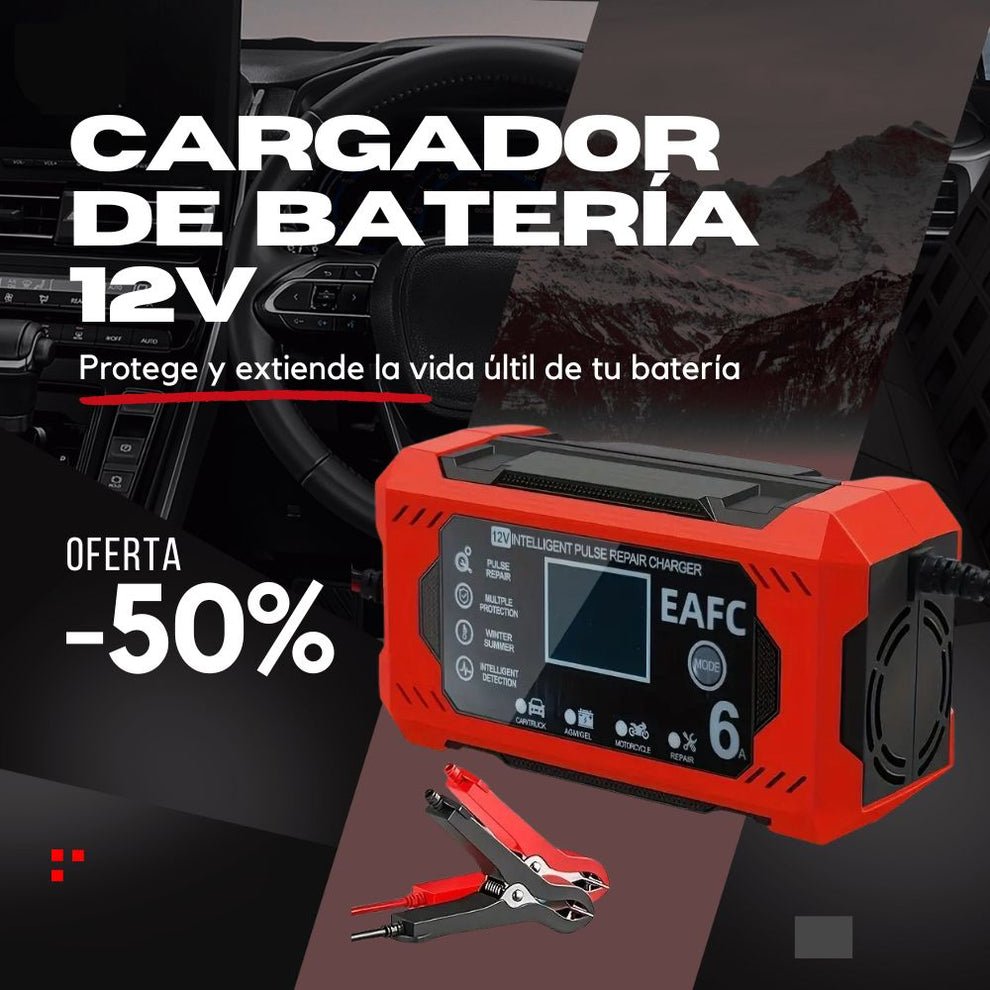 VoltGuard Cargador Inteligente Para Bateria 12v