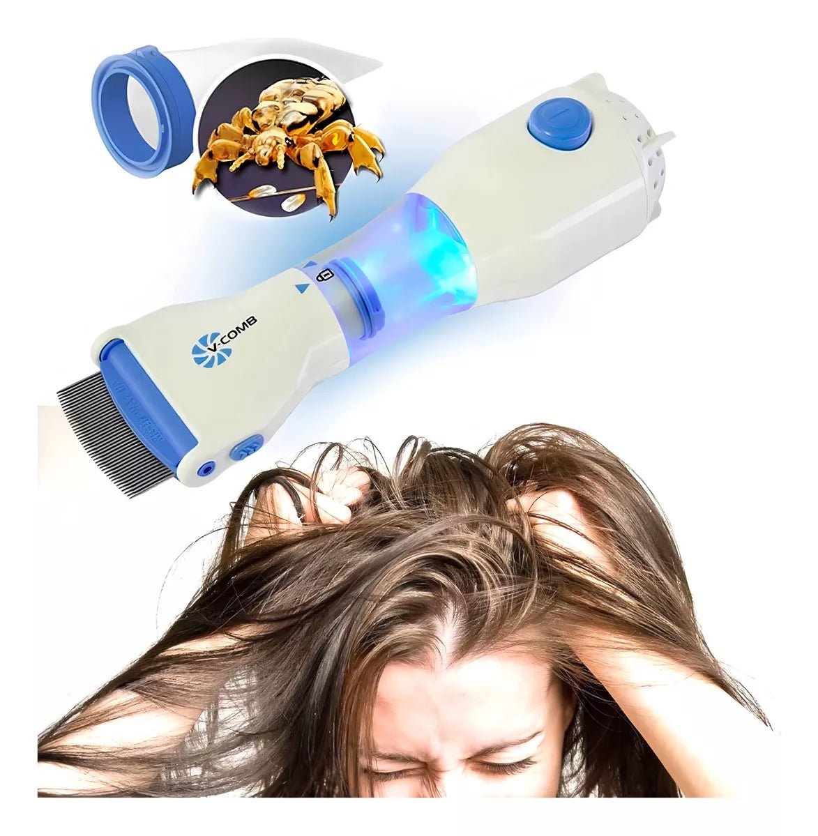 Peine Eléctrico Anti-Piojos