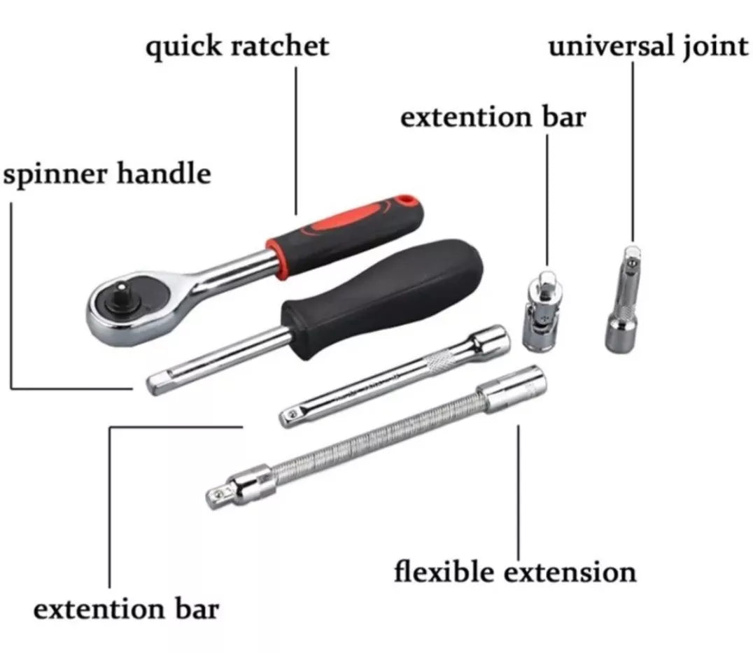 Set 46 Piezas De Herramientas Premium