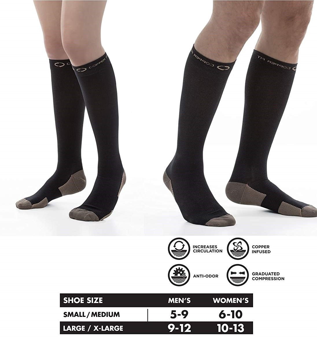 Medias cooperFit compresion FK22B-26